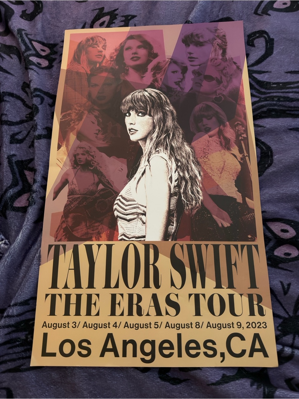 Taylor Swift The Eras Tour Poster Los Angeles